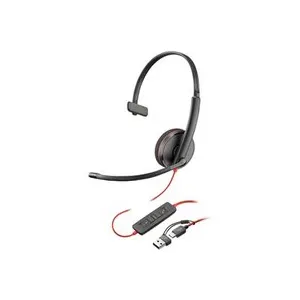 Casque Micro Monoaural Bulk Usb Blackwire C3210