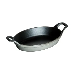 Plat De Cuisson Staub Oval Mini Baking Dish 250ml Graphite