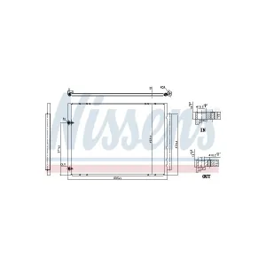 NISSENS 940848 Condenseur, climatisation