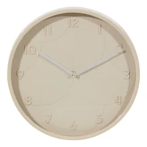 Horloge Murale 3D Samy 30cm Sable