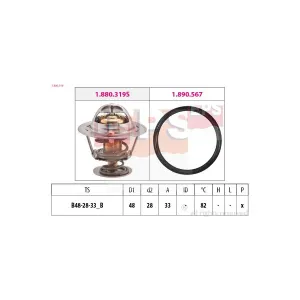 FACET 7.8319 Thermostat d'eau