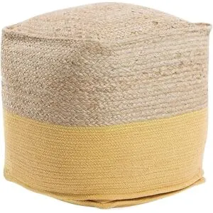 Pouf Kirama Jute Jaune