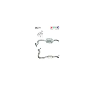 AS Catalyseur pour RENAULT: Twingo (Ref: 30231)