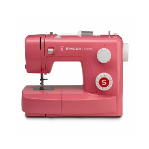 Singer Machine à coudre bras libre Simple 3223 avec table dextension rouge