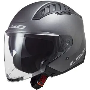 Casque jet LS2 OF600 COPTER II Titanium