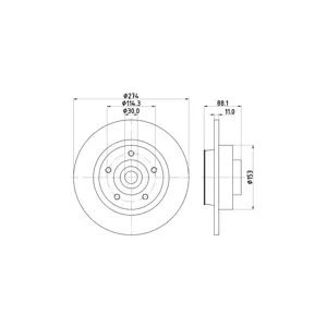 Disque De Frein Hella 8dd355117351 Renault