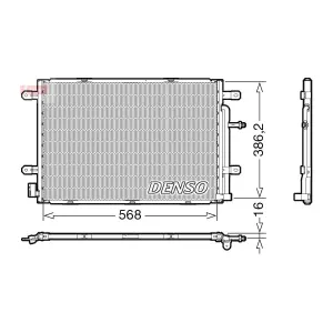 DENSO DCN02039 Condenseur, climatisation