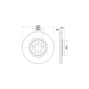 Disque De Frein Hella 8dd355128191 Volvo