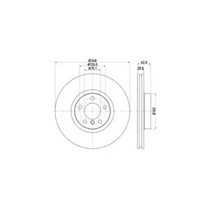 Disque De Frein Hella 8dd355117741 Bmw