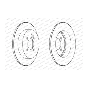 FERODO Disques de frein pour MINI: MINI (Ref: DDF1128C)