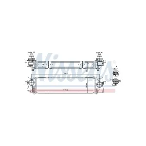 NISSENS 961265 Intercooler