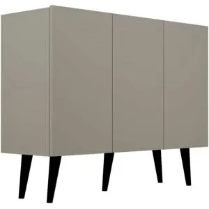 Commode 3 Portes Toronto - Gris