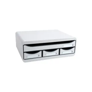 Toolbox Mini 4 Tiroirs Gris Lumière