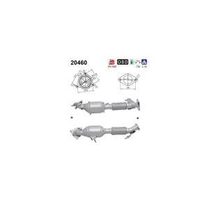 AS Catalyseur pour FORD: C-Max, Focus (Ref: 20460)