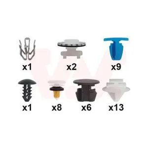 VAN WEZEL Kit d'assemblage, porte pour FIAT: 500 (Ref: 1704799)