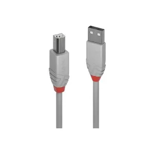 Câble Usb 2.0 Type A Vers B, Anthra Line, Gris, 3m