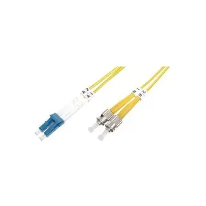 DIGITUS LWL Patchkabel LC -> ST 2.00m Singlemode Duplex OS2