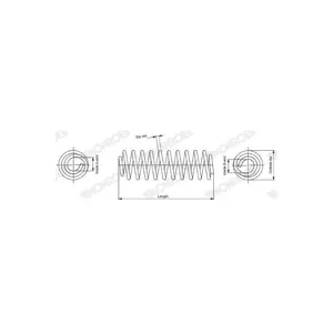 MONROE Ressort de suspension pour MAZDA: 6 (Ref: SP3721)