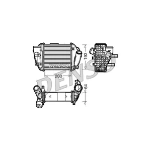 DENSO Intercooler, échangeur pour AUDI: A4 (Ref: DIT02005)