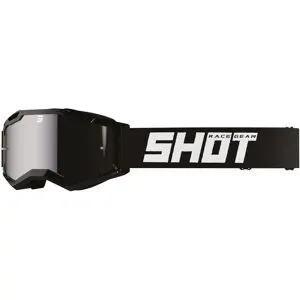 Masque cross Shot ROCKET ENFANT 2.0 - SOLID IRIDIUM Black Glossy