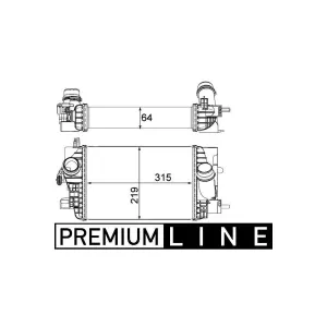 MAHLE CI 235 000P Intercooler