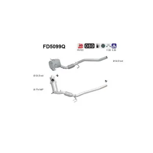 AS FD5099Q Filtre à particules