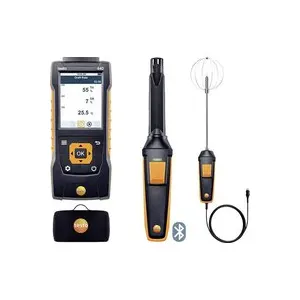 Anémomètre testo 440 Set 0 - 10000 ppm avec interface USB