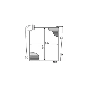 MAHLE CI 135 000P Intercooler