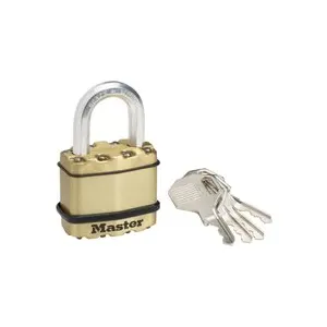 Master Lock Excell 45mm Brass Finish Padlock M1BEURD