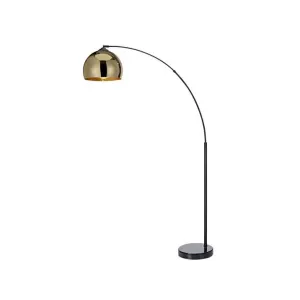 Teamson Lampadaire arco, Doré, 170cm