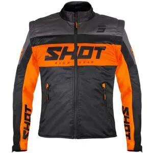 Veste enduro Shot SOFTSHELL 2024 Noir/Orange