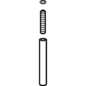 Levier Hansa d= 7mm chromé (59913097)