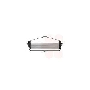 VAN WEZEL Intercooler, échangeur pour ISUZU: D-Max (Ref: 36014701)