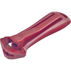 Manche de lime d'affûtage rouge pour lames de tronçonneuse