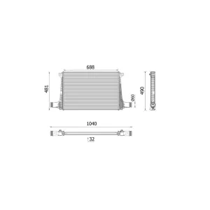 MAHLE CI 711 000P Intercooler