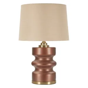 Lampe Design Rosenthal 56cm Marron