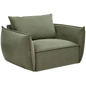Fauteuil Kunes Tissu Vert