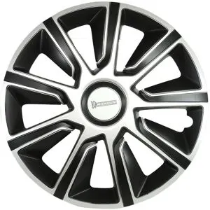 MICHELIN Enjoliveur 14 Pouces, quantité : 4, Noir (Ref: 009 113)