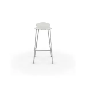 Tabouret De Bar - Looki - Blanc