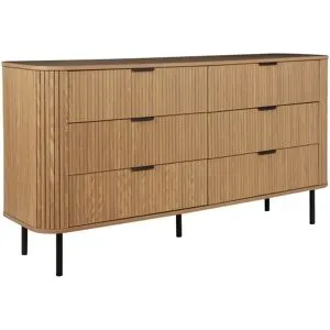 Commode À 6 Tiroirs Bradley Marron