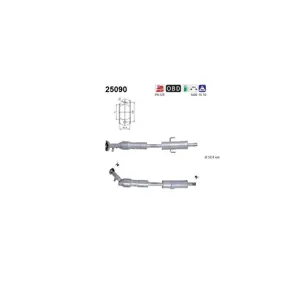 AS Catalyseur pour MAZDA: 6 (Ref: 25090)