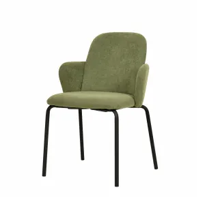 Chaise Empilable Paddy En Tissu - Vert