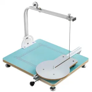 VEVOR KD6 Machine Découpe Polystyrène 20CM Découpeuse de Mousse Mousse Découpeuse Fil Chaud Coupe C…