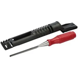 Ciseau À Bois Manche Polypropylène Rouge 30mm