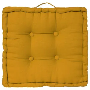 Coussin de Sol Dorian 40x40cm Ocre