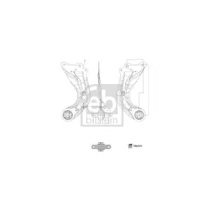 FEBI BILSTEIN Triangle de suspension pour MAZDA: 3 (Ref: 186459)