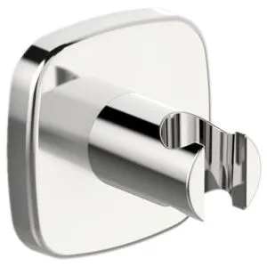 Hansaliving support de douche mural 44440193 rosace soft edge, chromé