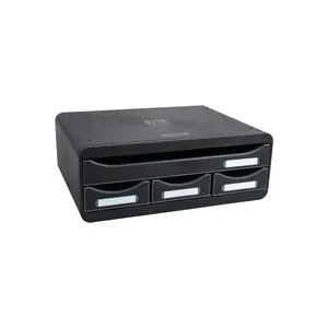 Toolbox Mini 4 Tiroirs Ecoblack Noir