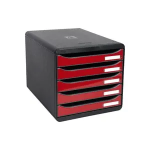 Big-box Plus Noir/rouge Carmin Glossy