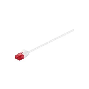 Câble Patch Mince Goobay Cat 6, U/utp, Blanc